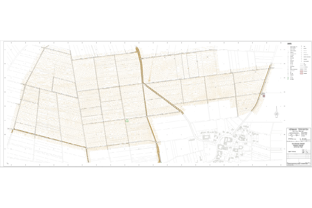 Lageplan Vermessung